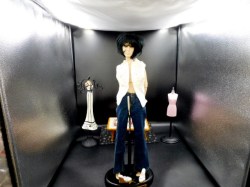 Doug James CED S Series 19.5" Outfit White Silk Blouse, Denim Jeans, White Sandals No Doll